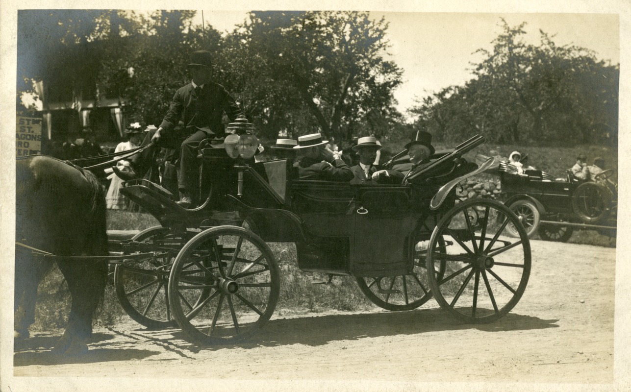 Photo 009 Dignitaries. West Boylston Centennial Parade July 16, 1908
