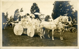 Photo 022 The Rice Family. West Boylston Centennial Parade July 16, 1908