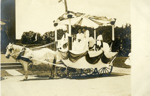 Photo 023 The Sophomore Float. West Boylston Centennial Parade July 16, 1908