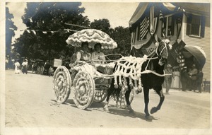 Photo 024 Mrs. Myron Potter. West Boylston Centennial Parade July 16, 1908