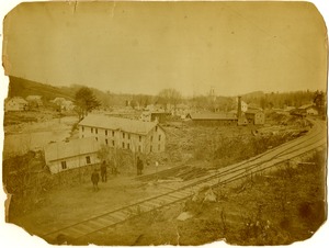 Haydenville after Mill River Disaster, 1874
