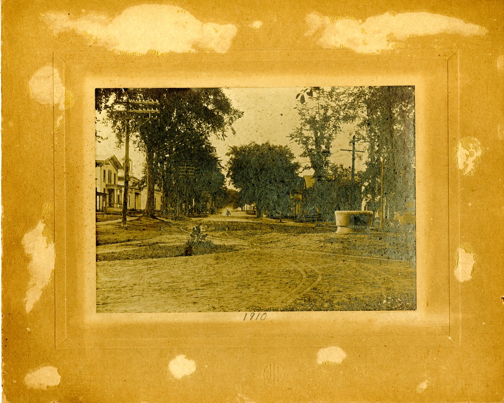 Main Street in the center of Williamsburg, Mass., circa 1910 Digital