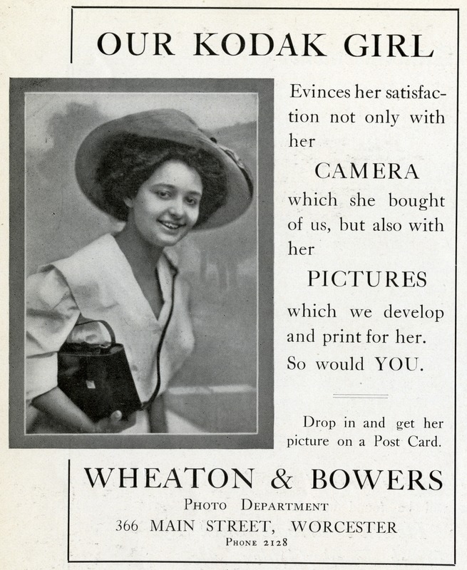 Our Kodak Girl, Wheaton & Bowers, Worcester, Massachusetts