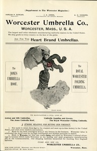 Worcester Umbrella Company advertisement