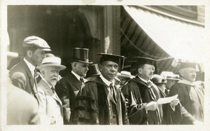 Booker T. Washington at the Fiftieth Anniversary celebration of Worcester Polytechnic Institute