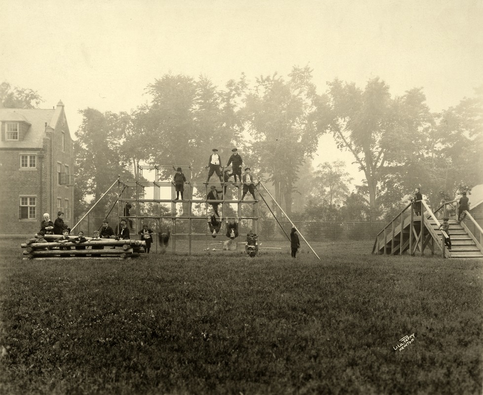Children on Perkins Playground, Watertown, MA