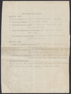 Sacco-Vanzetti Case Records, 1920-1928. Defense Papers. Goodridge Memorabilia: Typewritten outline "Salvation-Why and How," n.d. Box 12, Folder 52, Harvard Law School Library, Historical & Special Collections