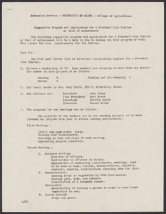 Sacco-Vanzetti Case Records, 1920-1928. Defense Papers. Goodridge Memorabilia: Materials from University of Maine, Extension Service, College of Agriculture, 1922. Box 12, Folder 58, Harvard Law School Library, Historical & Special Collections