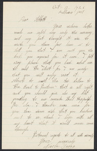 Sacco-Vanzetti Case Records, 1920-1928. Correspondence. Nicola Sacco to Leonard Abbott, October 13, 1926. Box 38, Folder 2, Harvard Law School Library, Historical & Special Collections