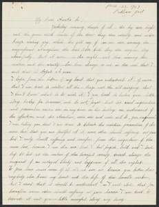 Sacco-Vanzetti Case Records, 1920-1928. Correspondence. Nicola Sacco to Mrs. Elizabeth Evans, June 23, 1927. Box 38, Folder 26, Harvard Law School Library, Historical & Special Collections