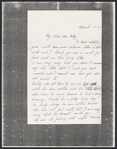 Sacco-Vanzetti Case Records, 1920-1928. Correspondence. Nicola Sacco to Mrs. Cerise Jack, March 17, 1925. Box 38, Folder 64, Harvard Law School Library, Historical & Special Collections