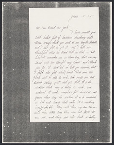 Sacco-Vanzetti Case Records, 1920-1928. Correspondence. Nicola Sacco to Mrs. Cerise Jack, June 5, 1925. Box 38, Folder 69, Harvard Law School Library, Historical & Special Collections