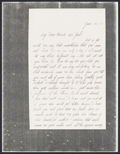 Sacco-Vanzetti Case Records, 1920-1928. Correspondence. Nicola Sacco to Mrs. Cerise Jack, June 23, 1925. Box 38, Folder 71, Harvard Law School Library, Historical & Special Collections