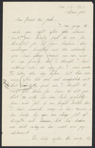 Sacco-Vanzetti Case Records, 1920-1928. Correspondence. Nicola Sacco to Mrs. Cerise Jack, December 27, 1926. Box 38, Folder 79, Harvard Law School Library, Historical & Special Collections