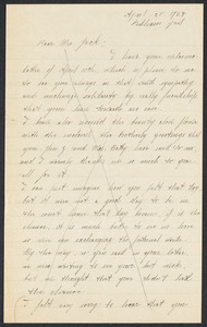 Sacco-Vanzetti Case Records, 1920-1928. Correspondence. Nicola Sacco to Mrs. Cerise Jack, April 25, 1927. Box 38, Folder 81, Harvard Law School Library, Historical & Special Collections