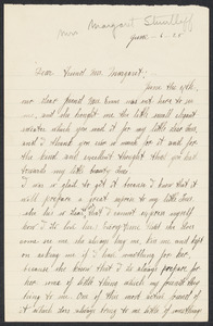 Sacco-Vanzetti Case Records, 1920-1928. Correspondence. Nicola Sacco to Mrs. Arthur A. Shurtleff, June 6, 1925. Box 38, Folder 85, Harvard Law School Library, Historical & Special Collections