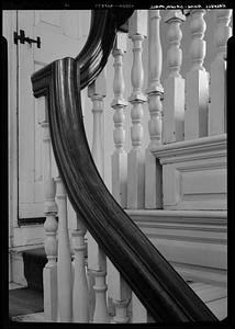 Haskell House, Salem: interior, stairway detail