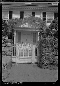 North Andover, exterior gate and doorway
