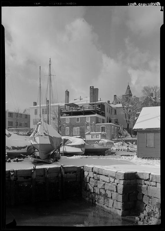 Marblehead, snow, marine