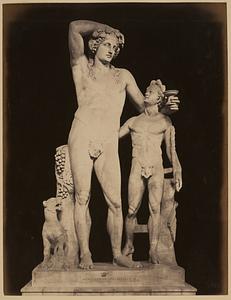 Dionysus with satyr