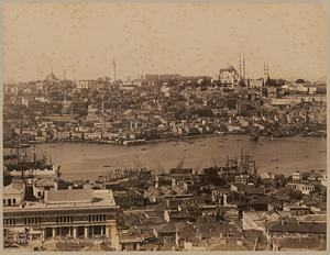 Vue panoramique de Constantinople et de la Horne d'Or