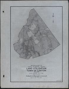 Land Utilization Town of Canton