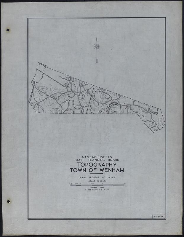 Topography Town of Wenham Digital Commonwealth