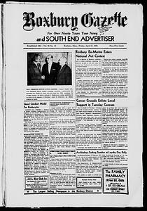 Roxbury Gazette and South End Advertiser, April 27, 1956