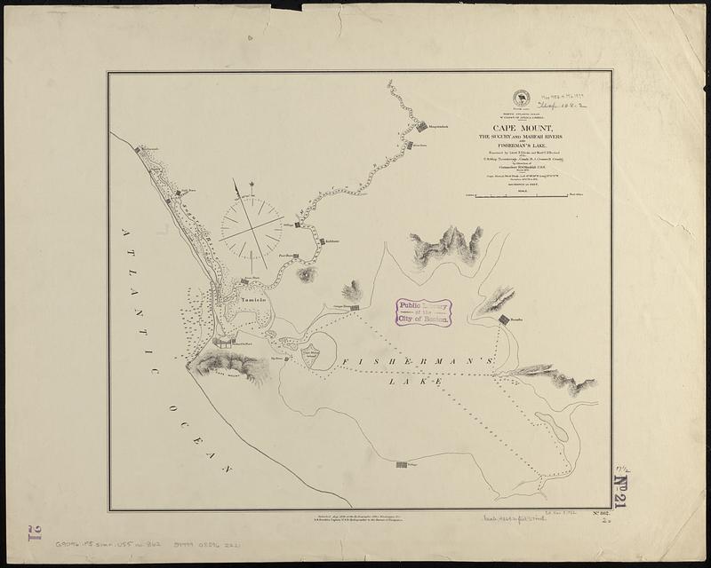 North Atlantic Ocean, w. coast of Africa, Liberia, Cape Mount, the Sugury and Mahfah Rivers and Fisherman's Lake