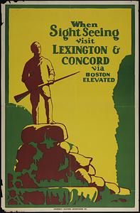 When sight seeing visit Lexington & Concord via Boston Elevated