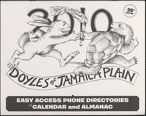 Doyle's of Jamaica Plain easy access phone directories with calendar and almanac