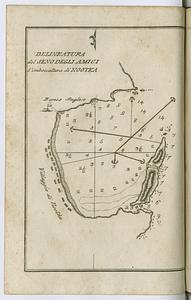 Delineatura del Seno degli Amici l'imboccatura di Nootka