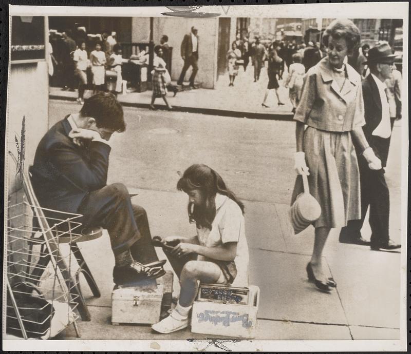 Shoeshine girl
