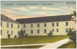 Quadrangle, University of Connecticut, Storrs, Conn.