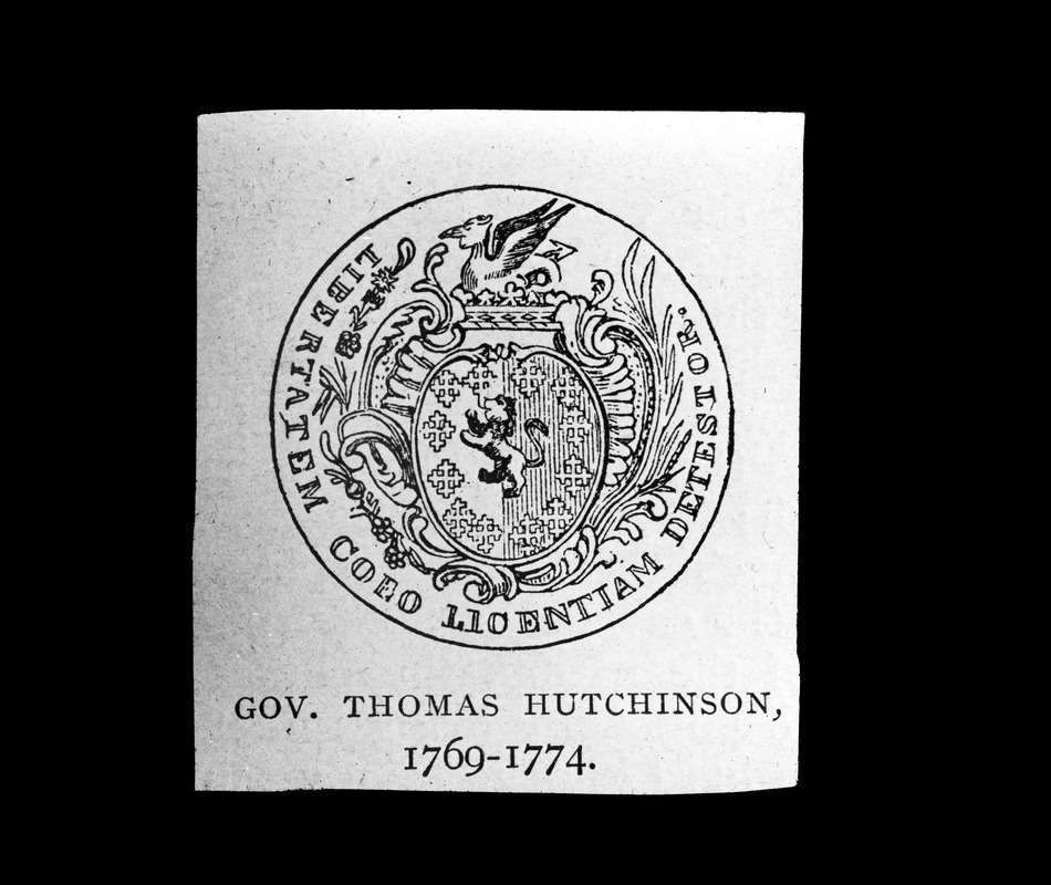 Governor Thomas Hutchinson, 1769-1774