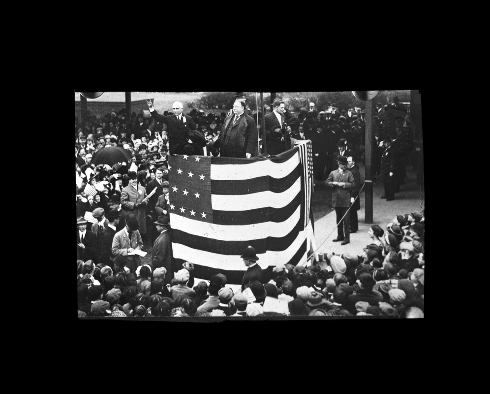 President William Howard Taft at Quincy Railroad Station - Digital ...