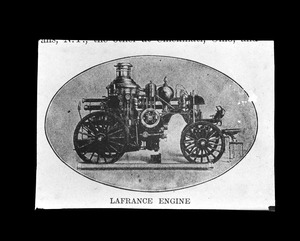 LaFrance steam fire engine