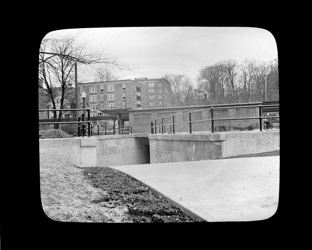 Subway entrance, Quincy Railroad Station Digital Commonwealth