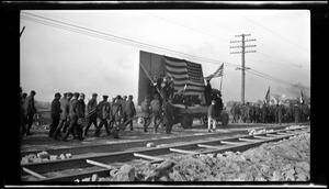 Fore River workman parade to Boston. November 11, 1918
