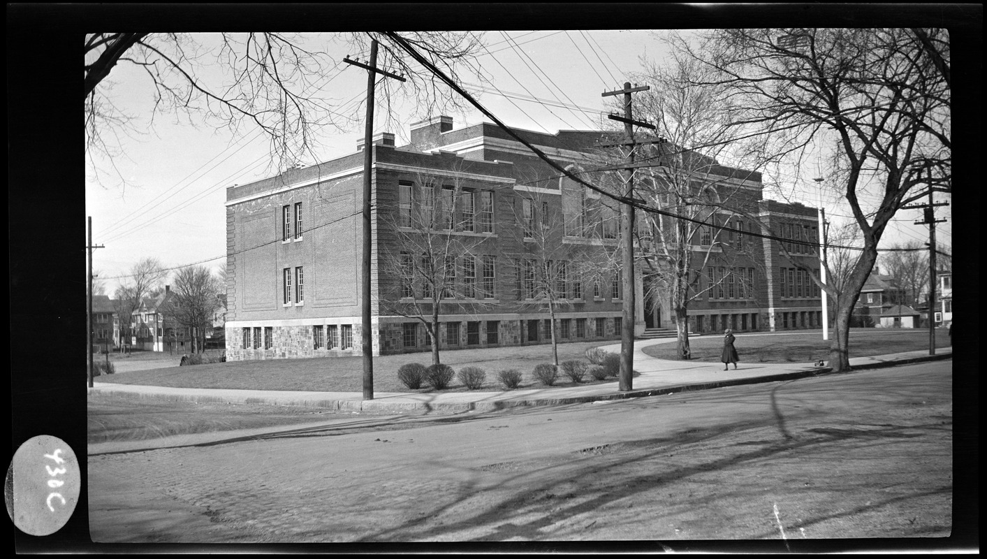 Wollaston school building Digital Commonwealth