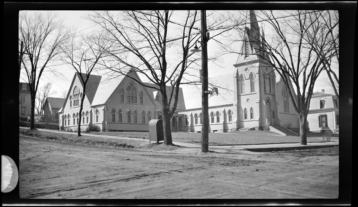 Wollaston Baptist Church. Prospect Avenue. March 1919