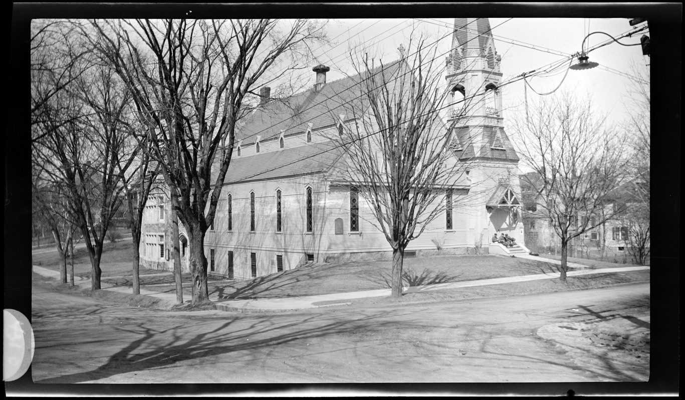 Wollaston Congregational Church. Winthrop and Lincoln Aves. Digital