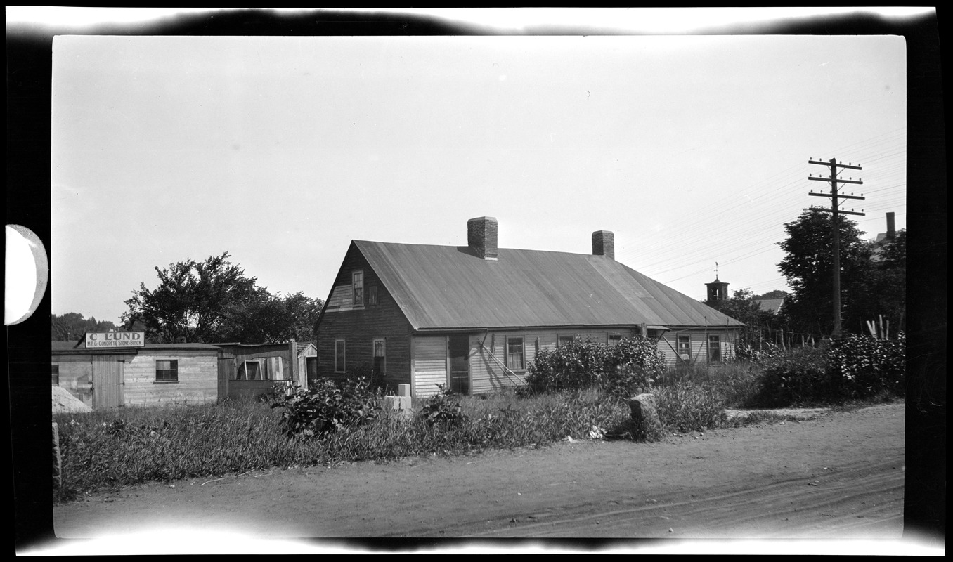 Joseph Brackett house Digital Commonwealth