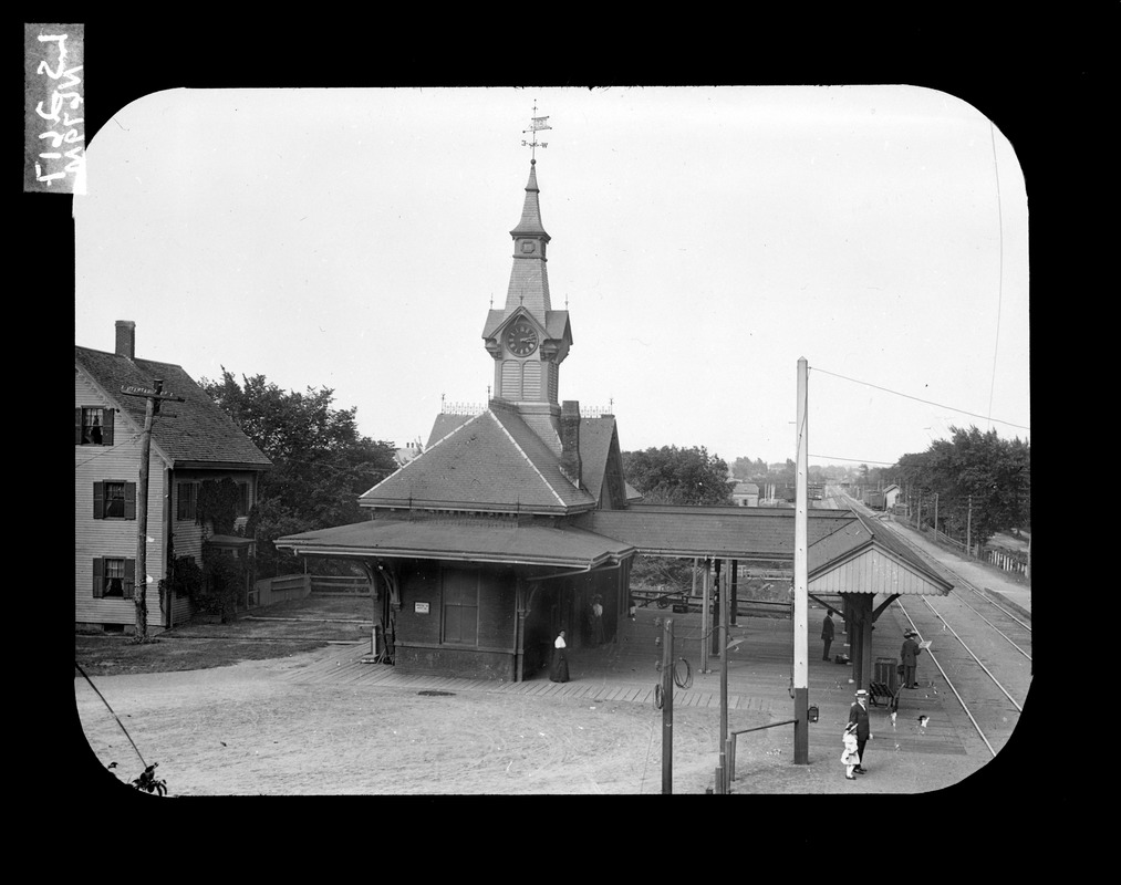 Wollaston RR station Digital Commonwealth
