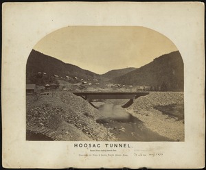 Hoosac Tunnel.  General view--looking towards dam