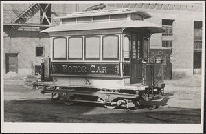 Old street car. First oldest street car