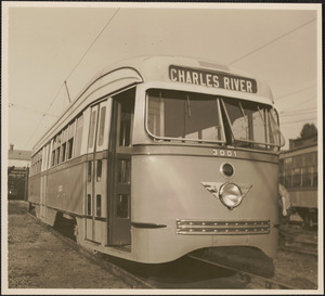 Charles River street rail car #3001
