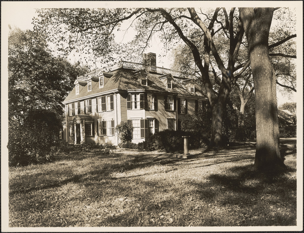 "Dorothy Q" House, old Quincy Mansion, Quincy, Mass.