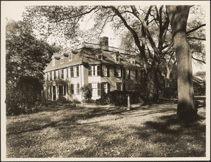 "Dorothy Q" House, old Quincy Mansion, Quincy, Mass.