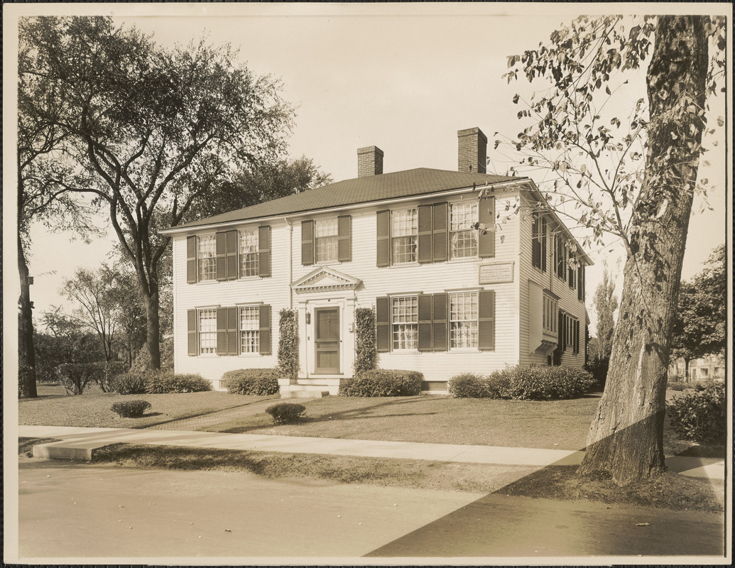 House of Jonathan Harrington, Lexington, Mass. Digital Commonwealth